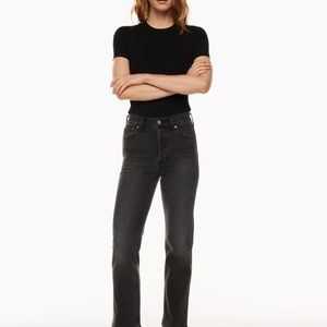 Aritzia - Denim Forum - The High Rise Arlo Straight